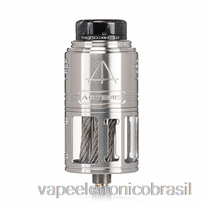 Vape Eletrônico Thunderhead Criações Artemis V2 Top Coiler 25mm Rdta Prata